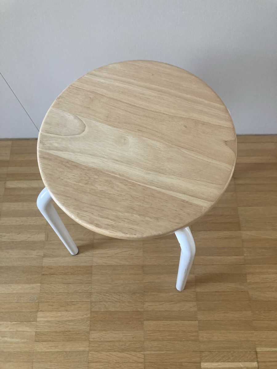 Ikea Hocker: Ikea Hocker Metall/Holz – Gebraucht aus Zwingen von Kult2000 1
