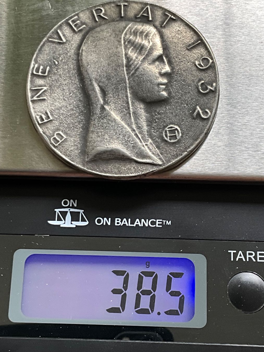 Medaillen: Medaille Hans Frei 1932 Bene Vertat – Gebraucht aus Basel von elster1986 2