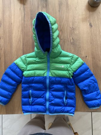 Trevolution Kinder Daunenjacke grün blau Grösse 110