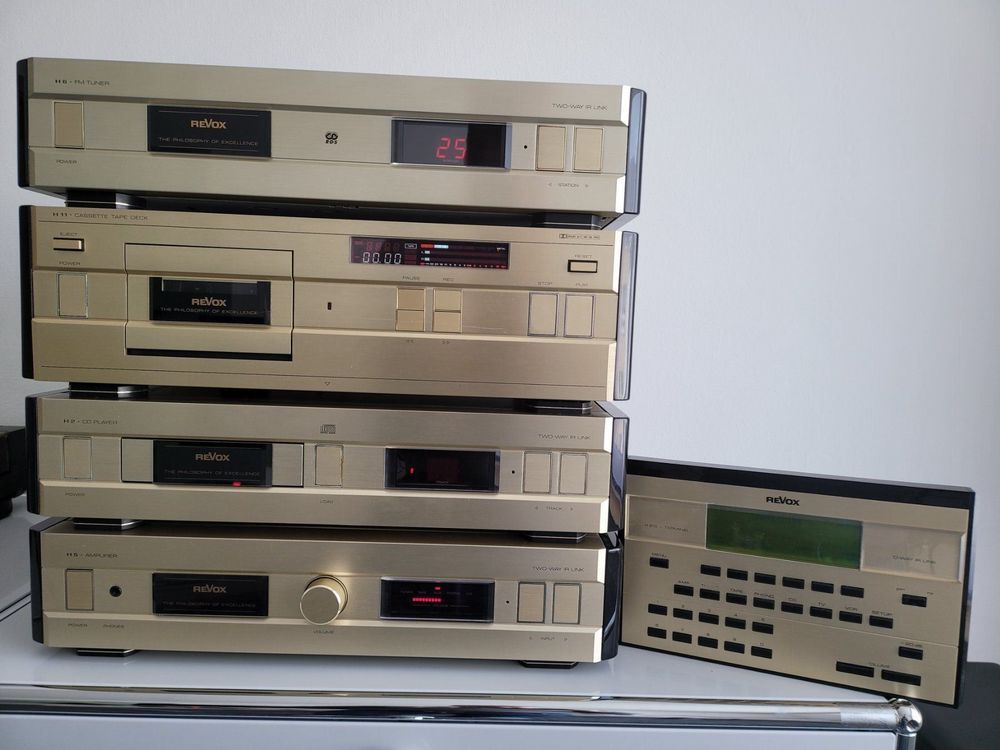 Revox H Stereoanlage Champagner gold Kaufen auf Ricardo