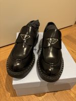 New Prada Chocolate Loafers 38,5
