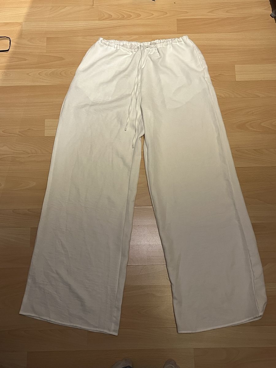Shein Pantaloni: Pantalon de plage blanc taille S – Usato da Semsales venduto da theaa157