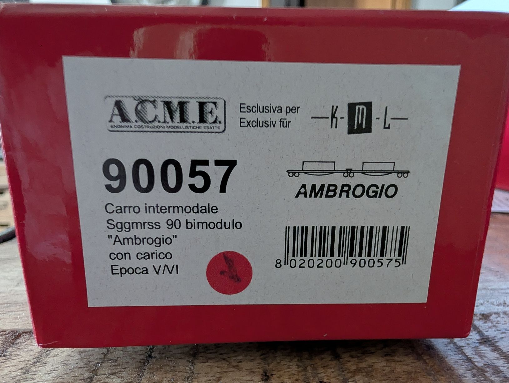 ACME Modellini di ferrovie: ACME 90057 Ambrogio containers Sggmrss – Usato da Nods venduto da Dr-HAG 4