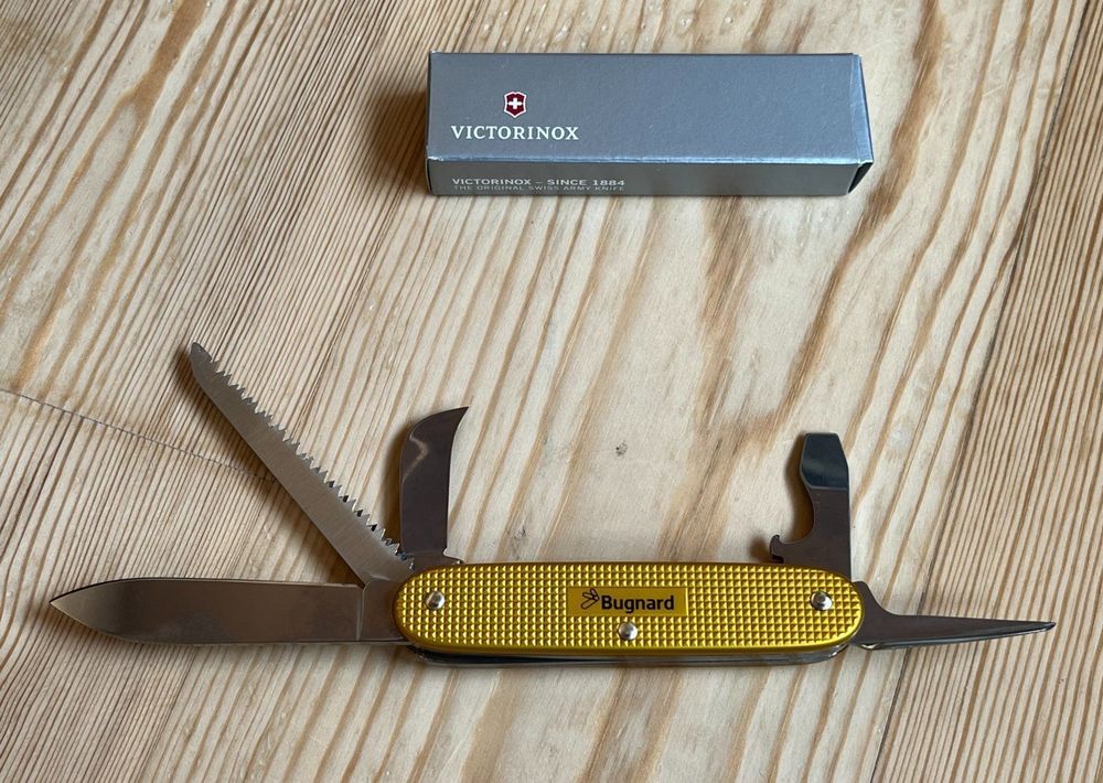 Alox Bugnard gold selten rar Victorinox Harvester limited