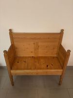 Vintage Holzbank aus den 50er/60er Jahren – echter Hingucker