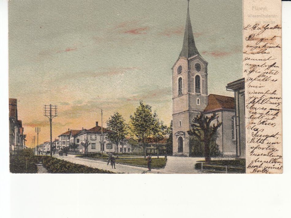 Ansichtskarten: Flawil 1904 – Gebraucht aus Bürglen TG von StampGraf