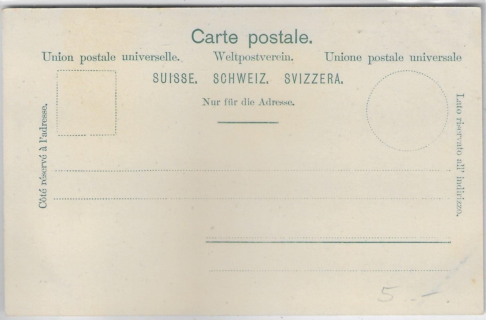 Ansichtskarten: Grindelwald - Unterer Gletscher um 1900 – Gebraucht aus Ettingen von Kartenplanet 1