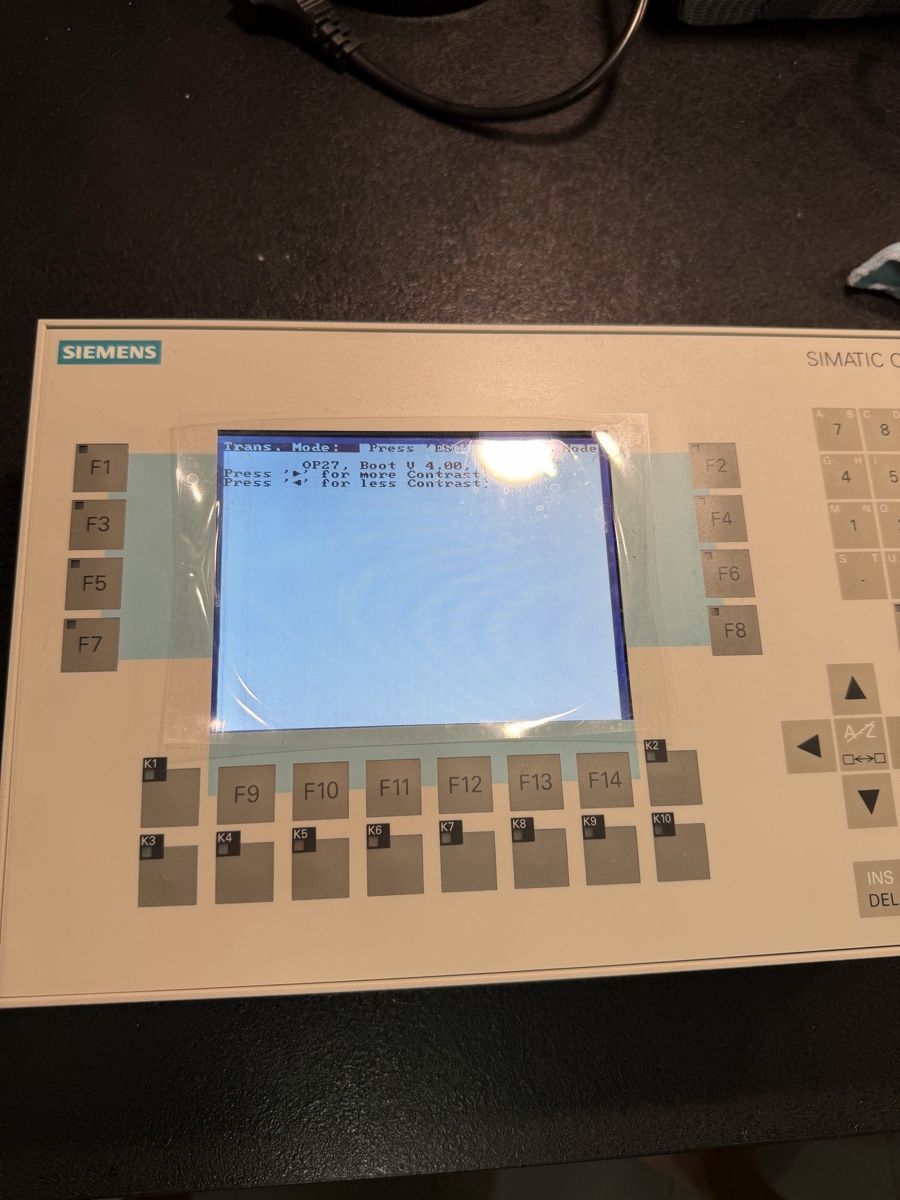 Siemens Steuerung: Siemens Operator Panel 27 – Neu (gemäss Beschreibung) aus Chavannes-prés-Renens von Noku_1 2