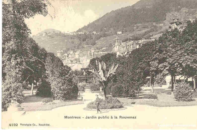 Cartes postales: Montreux - Jardin Public + 1907 – D'occasion à Emmenbrücke par teestube