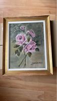 Belle peinture de roses par G. Abt-Holderlin-Waeber 1977