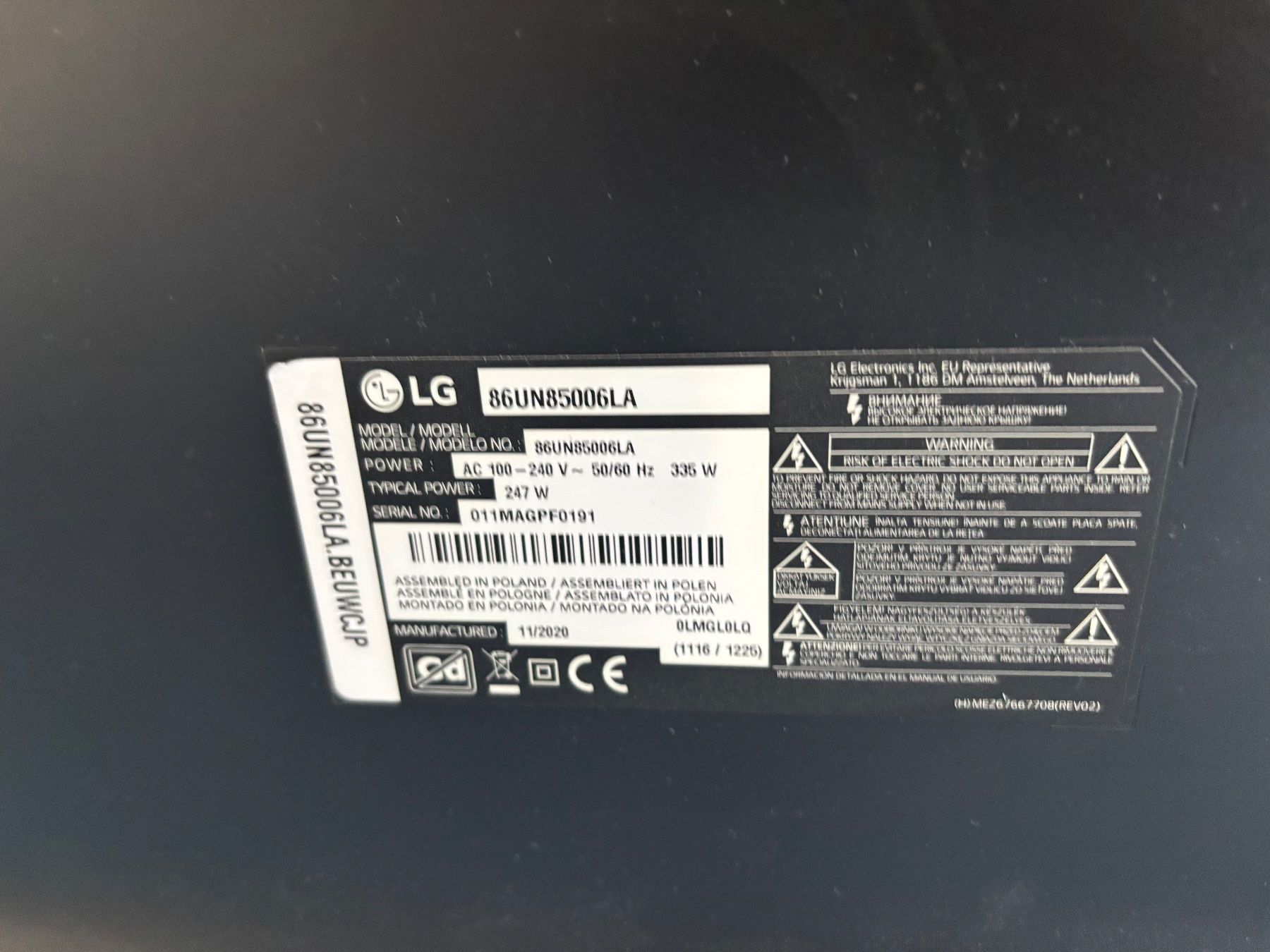 Fernseher: LG Screen 86" UHD TV – Gebraucht aus Zürich von mar_hs6l 7