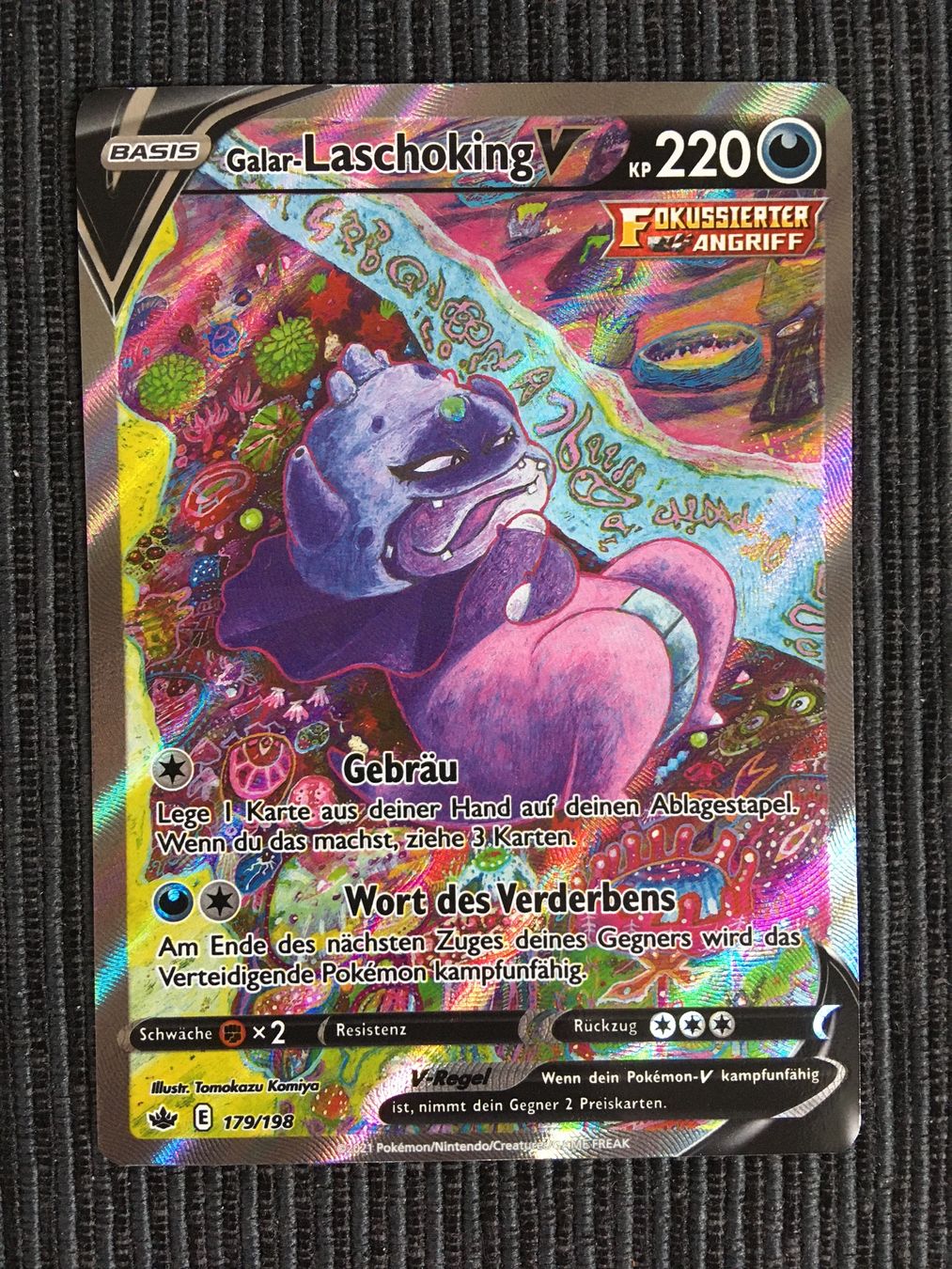 Pokémon Carte collezionabili: Pokemon Laschoking V Alternative Chilling Reign near Mint – Nuovo (secondo la descrizione) da Wabern venduto da Collectfun