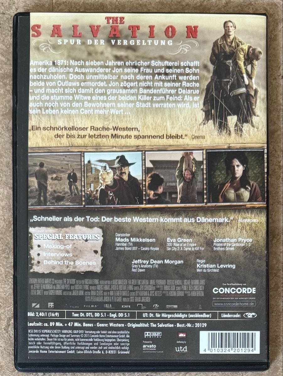 Alle DVDs: THE SALVATION  – Neu (gemäss Beschreibung) aus Dietikon von AndreaSch01 1