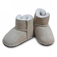 Baby Lammfell Finken - halbhoch sand Gr. 20