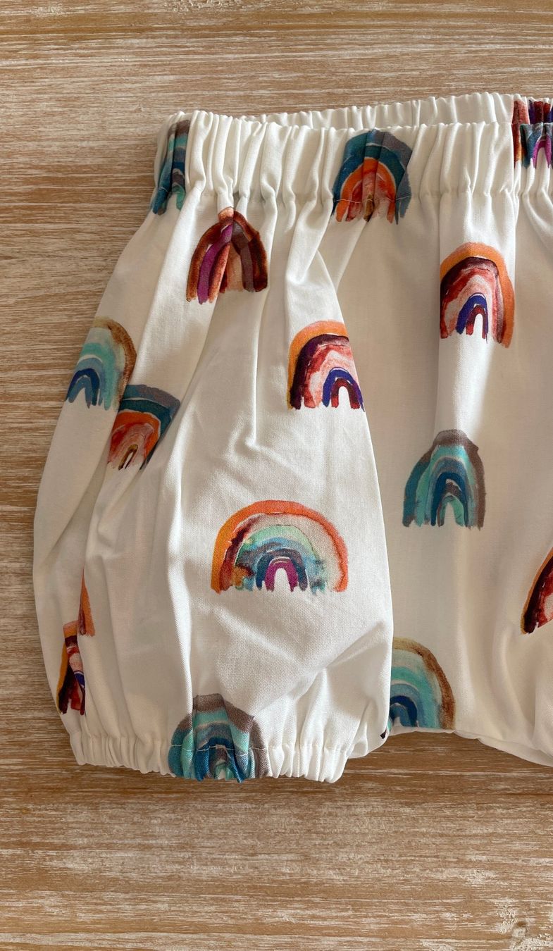 Hosen: Bloomers Regenbogen, Grösse 86 – Neu (gemäss Beschreibung) aus Burgdorf von Crown. 1
