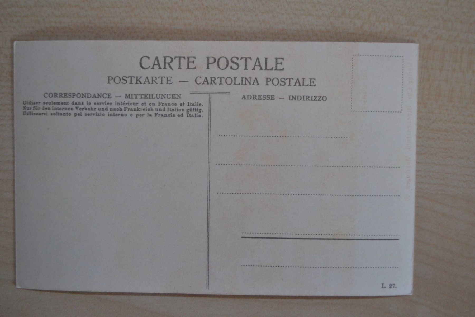 Cartoline postali: AK Interlaken Die Jungfrau – Usato da Beinwil am See venduto da kajak55 1