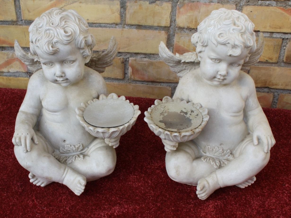 Statuette: 2 ENGEL ENGELSFIGUREN – Usato da Wauwil venduto da Pneuedy 3