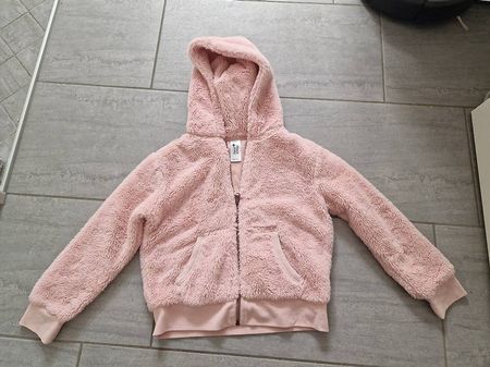 Flauschige Jacke Gr. 134