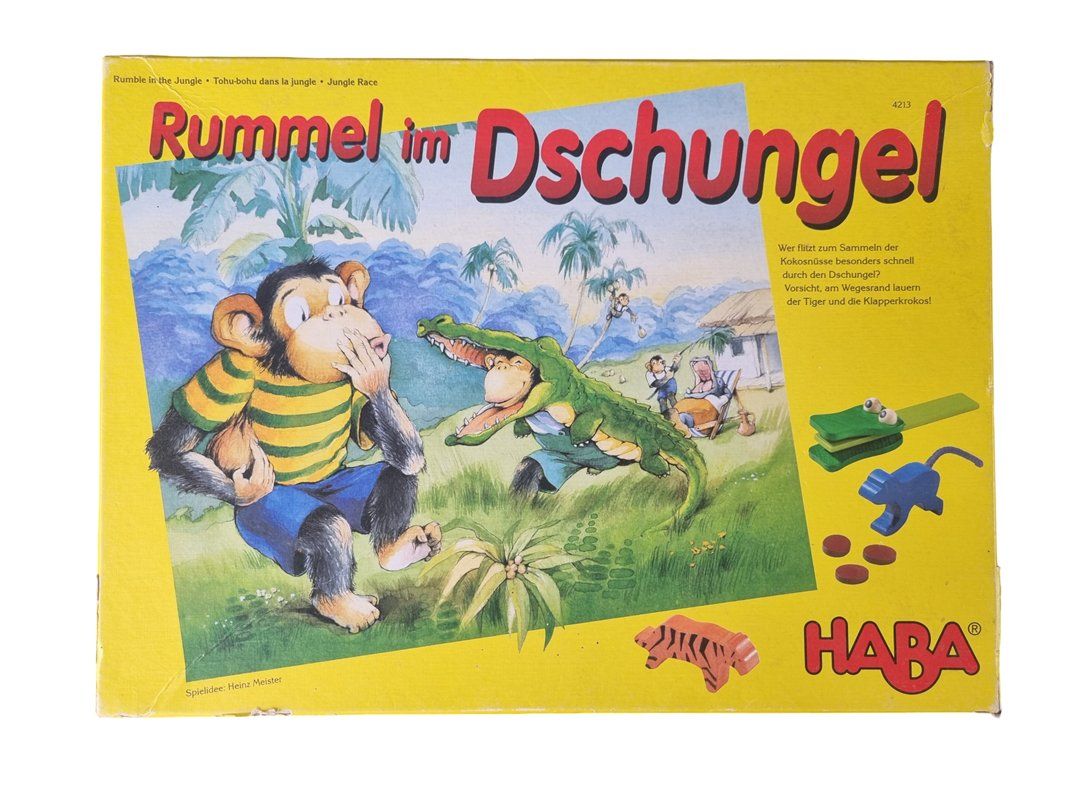 Haba Spiele: RUMMEL IM DSCHUNGEL Kinderspiel – Gebraucht aus Wangen b. Olten von Restwert_Wangen