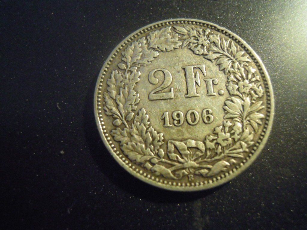 Tutti le monete: Silber - Zweifränkler 1906 – Usato da Landquart venduto da hennachebia