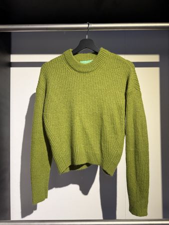 JJXX Olive Green Knit Sweater - XS