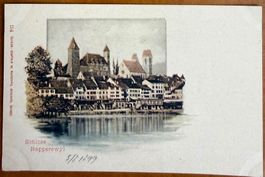 Rapperswil - Schloss - Litho 1899