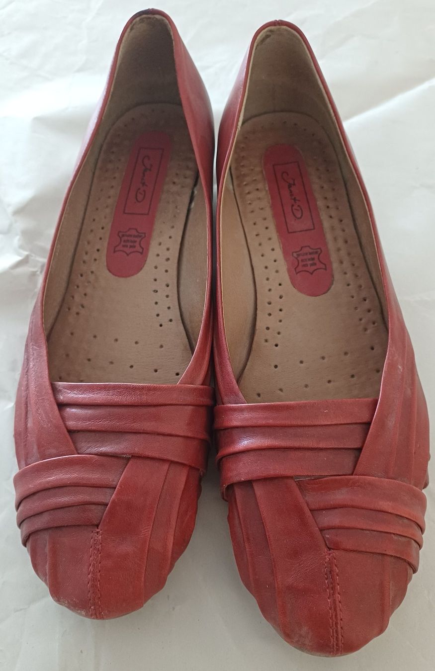 Chaussures femmes: ROTE SCHUHE  Janet D,  Grösse 5 – Neuf (Voir description) à Reinach AG par vier-pfoten 2
