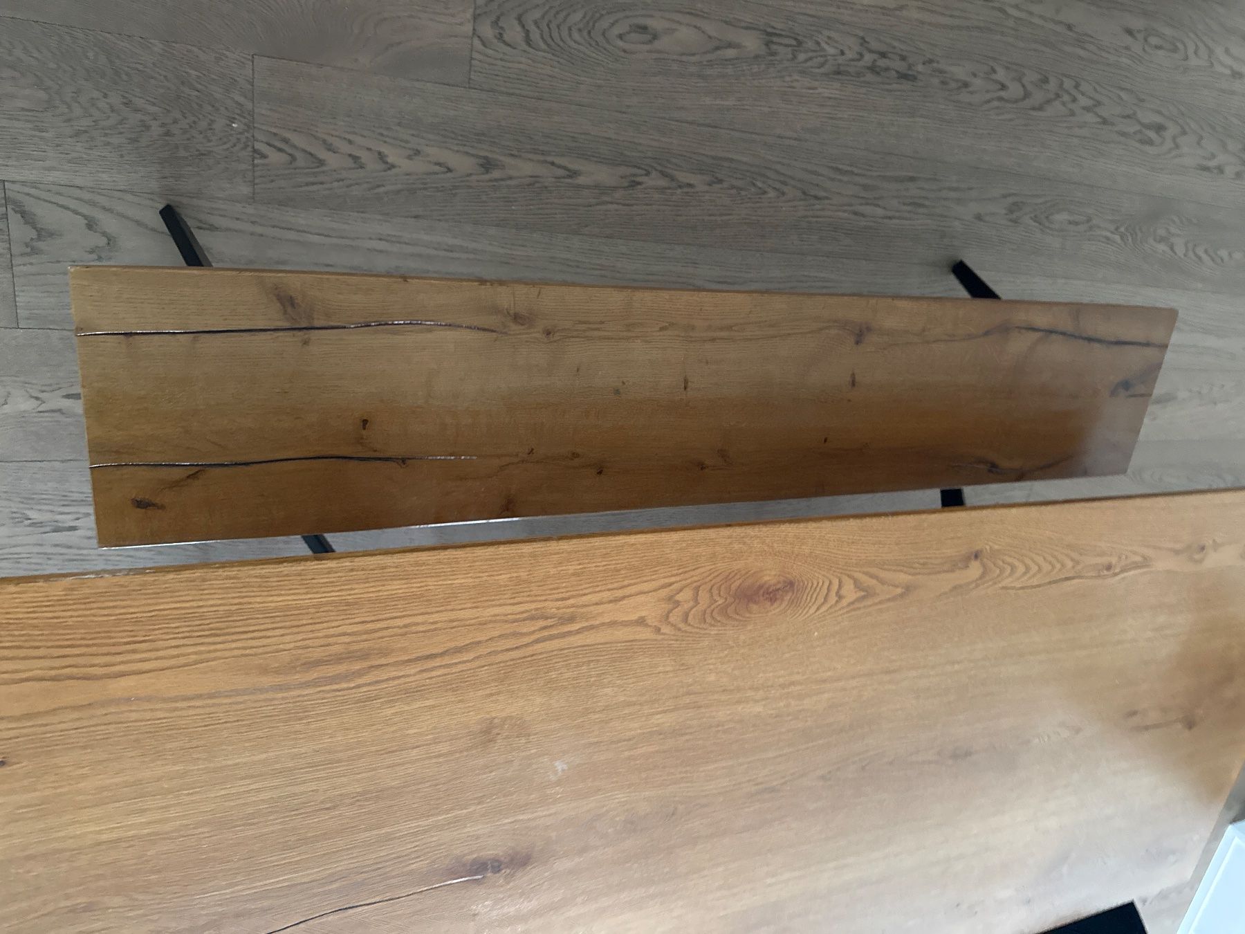 Conforama Set di tavolo e panche: Wood Dining Table with Bench and Chairs Used – Usato da Oberglatt ZH venduto da Sale12 1
