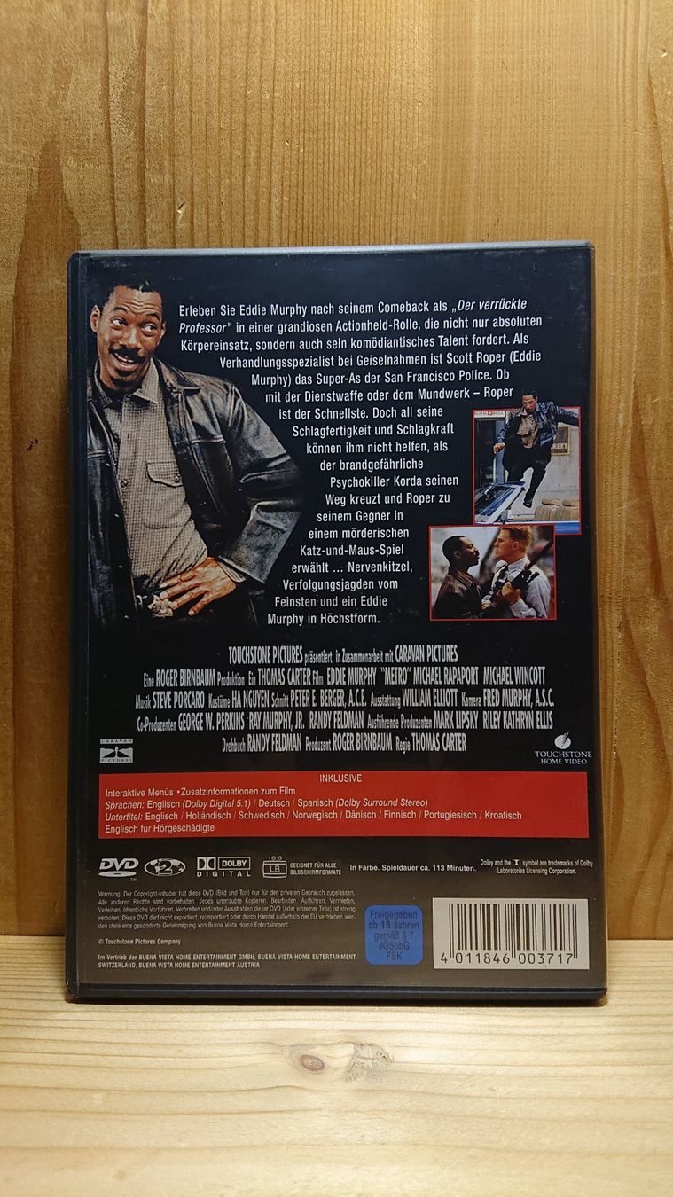 Tous les DVDs: METRO DVD mit Eddie Murphy – D'occasion à Wilderswil par Exebub 1