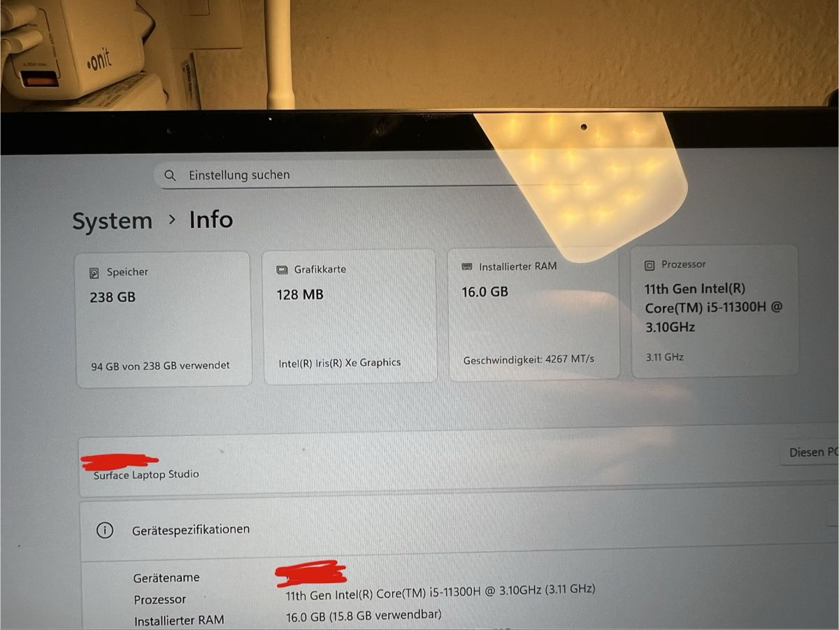 Microsoft Notebook: Microsoft Surface Laptop Studio – Usato da Rheinfelden venduto da Rewanito 7