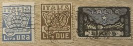 sellos Itlalia 1923 Sott  162-164...