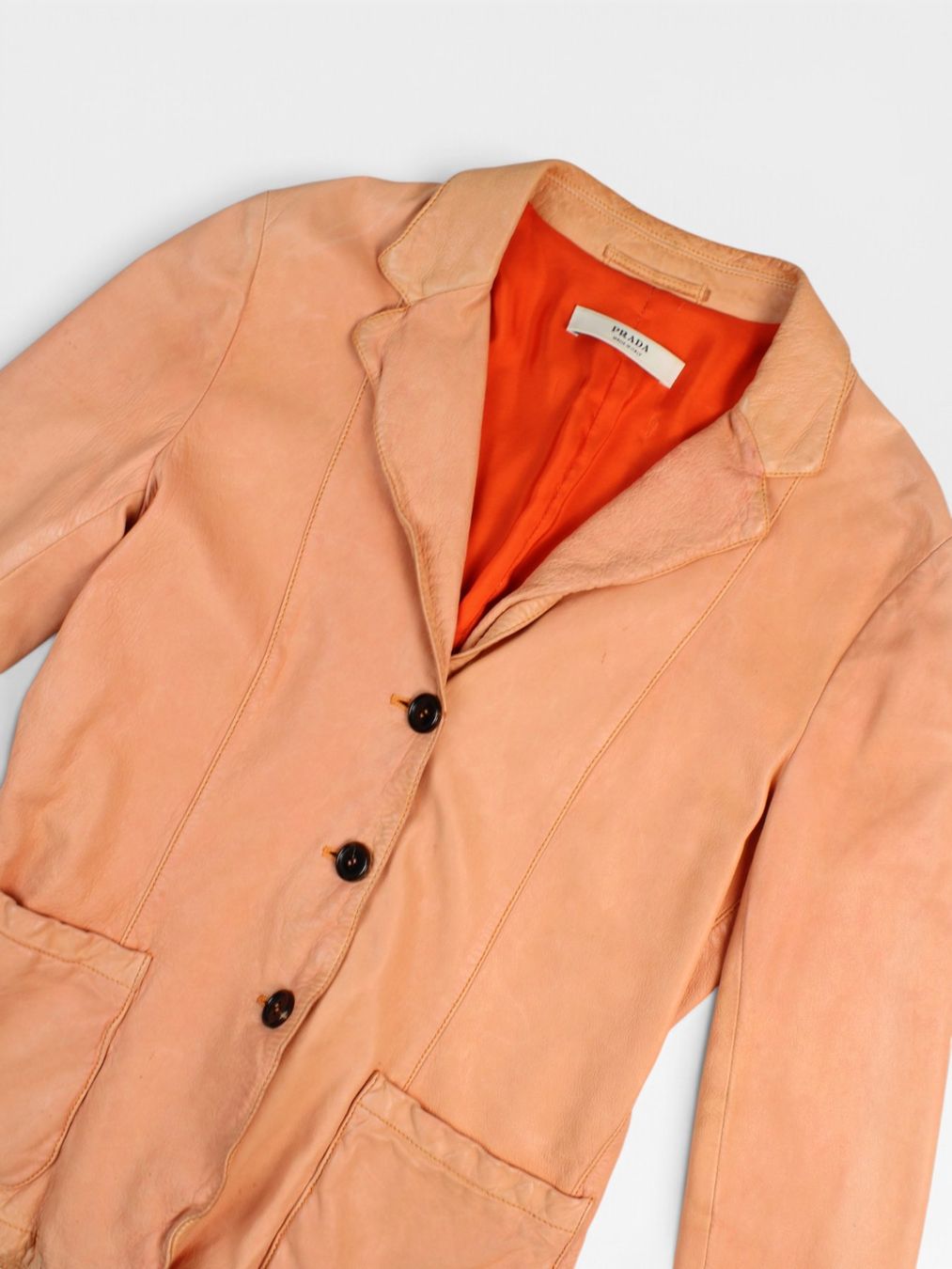 Prada Giacche: Prada Leather Blazer – Usato da St. Gallen venduto da look-twice 1