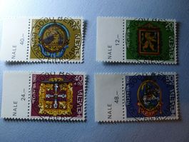 1983 Wirtshausschilder 2 B 198 bis B 201 ET Vollstempel