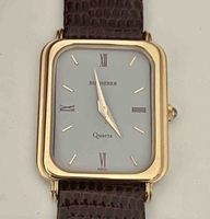 Montre-bracelet Bucherer plaqué or état neuf