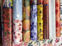 Papier transparent, rouleaux divers motifs, idéal bricolage.