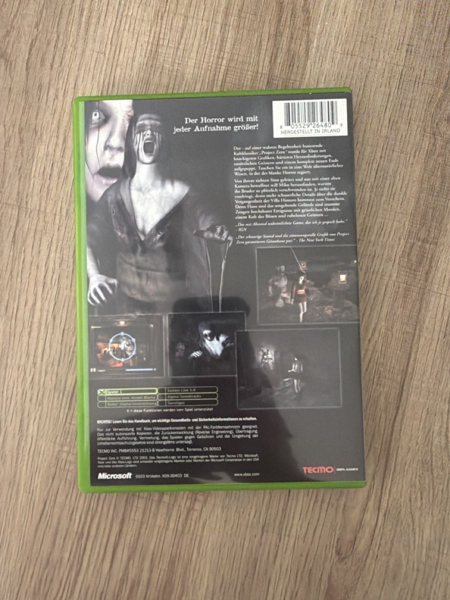 Giochi: Project Zero Xbox – Usato da Hagendorn venduto da masterchieff 1