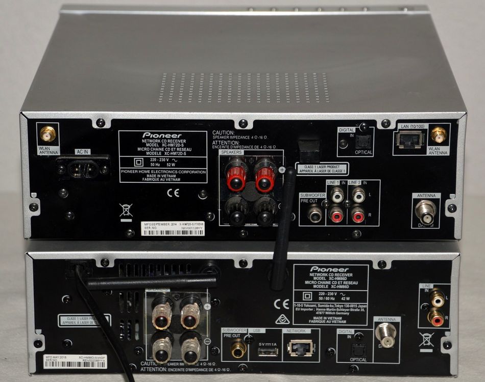 Micro-Chaîne Hi Fi Pioneer X-HM82-S, Bluetooth, Wi Fi, DLNA