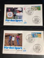 BRD 1982 Satz FDC Sport Bogenschiessen (Stempel) Laufen