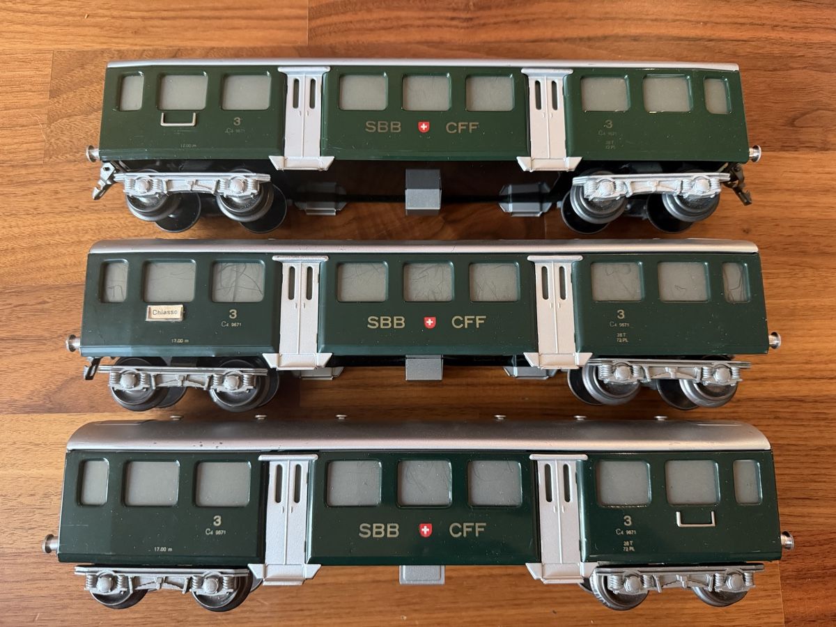 Hag Modellini di ferrovie: 3 HAG Wagen Spur 0 – Usato da Jona venduto da vallu_94 1