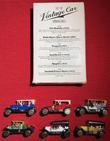 Set Of Vintage Car Miniatures 