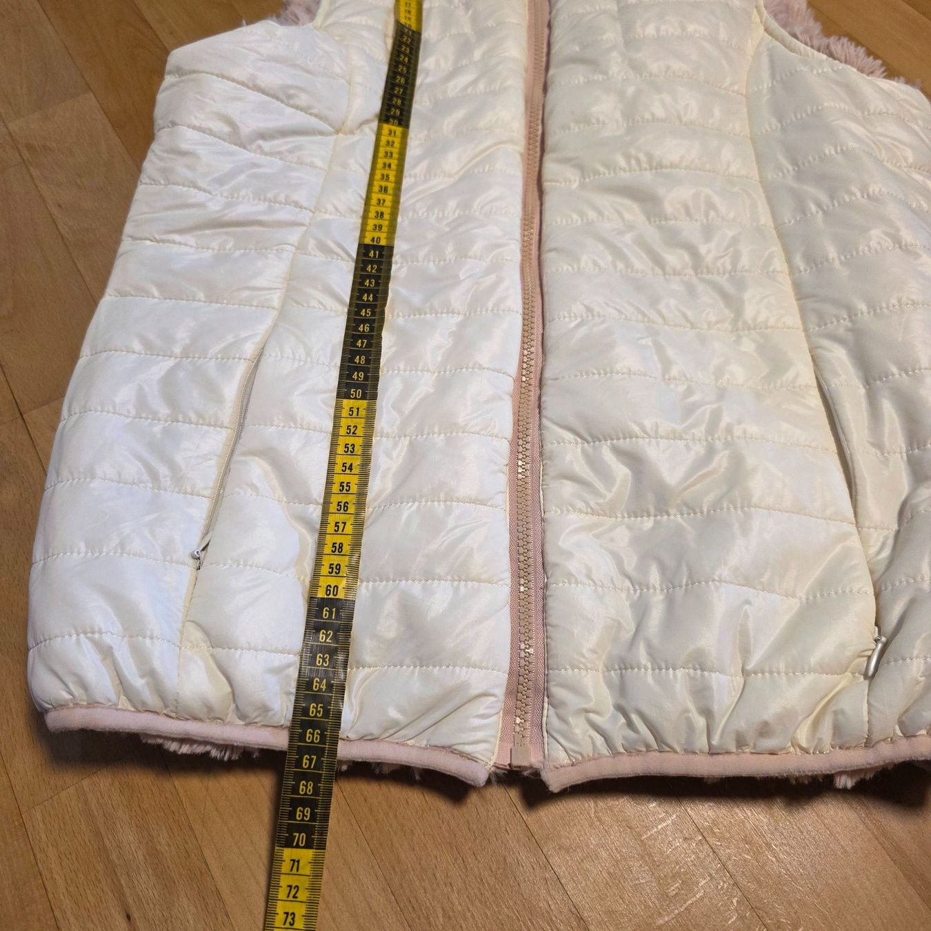 Gilet & Giacche senza maniche: Weste M beidseitig creme/rosa Kapuze – Usato da Wald ZH venduto da CapLux 5