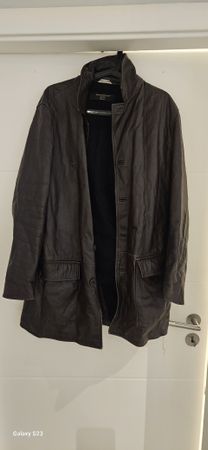 Manteau en cuir Montenapoleone Trend Milano, taille 46 (M-L)