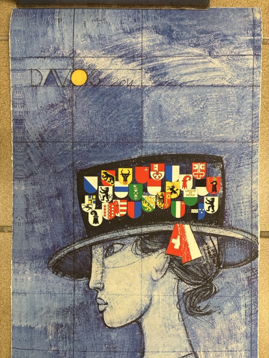 Grafica & Litografie: Rudolf Mirer Litho Jodlerfest 2014 Davos – Usato da Chur venduto da Diversico2010 1