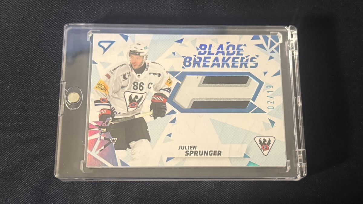 Sportzoo Sammelbilder & Trading cards: JULIEN SPRUNGER BLADE BREAKERS 02/19 RAR! – Neu (gemäss Beschreibung) aus Zauggenried von Puckcollector_NS