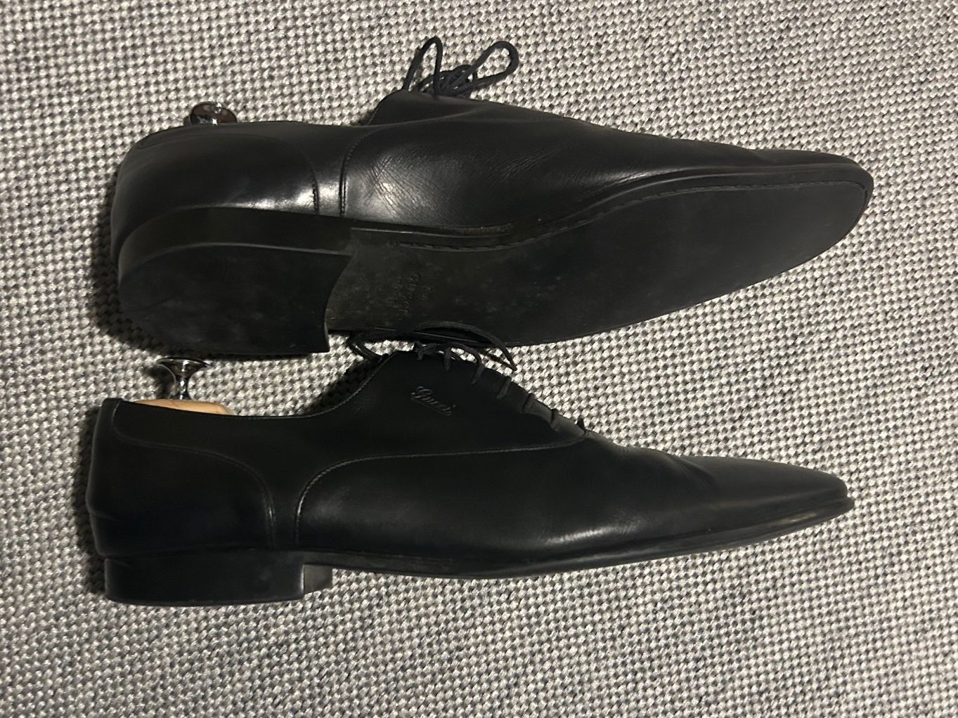 Gucci Scarpe da uomo: Gucci Lederschuhe Gr. 12.5 schwarz – Usato da Brüttisellen venduto da ThommyK 3