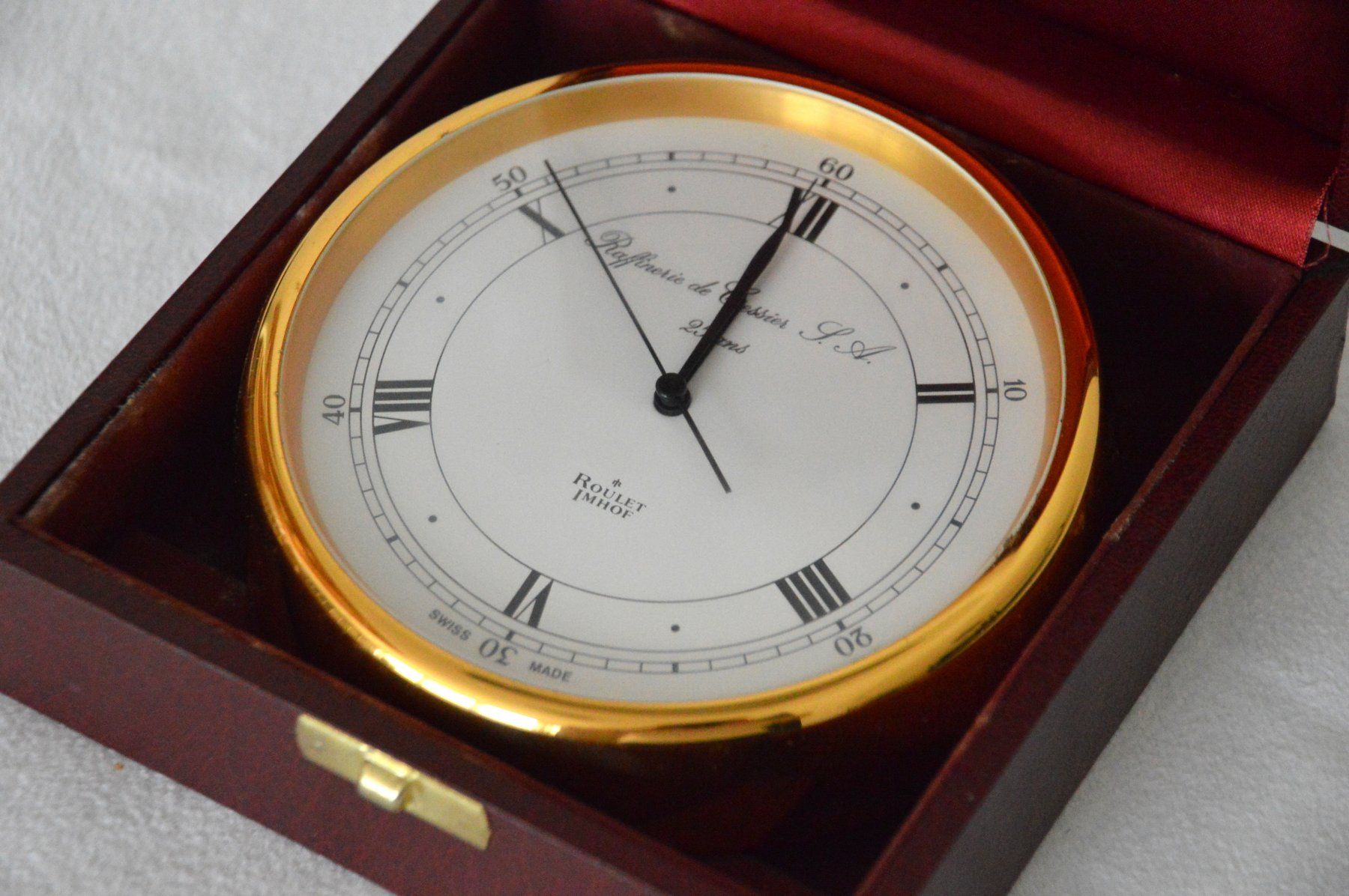 Imhof Orologi da terra & Orologi da parete: Tischuhr  Roulet Imhof / Horloge de table – Usato da Collonges venduto da arashee 5