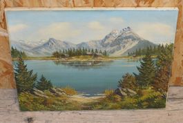 Kunst Gemälde Ölbild signiert   Öl auf Leinwand Gemälde
