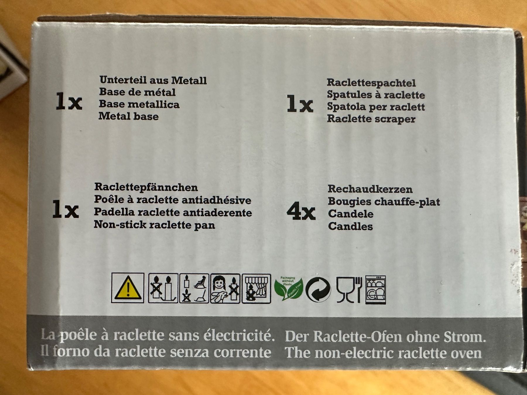Appareils de cuisine: Raclette mit Rechaudkerzen – Neuf avec emballage d'origine à Stallikon par Rsiri 2