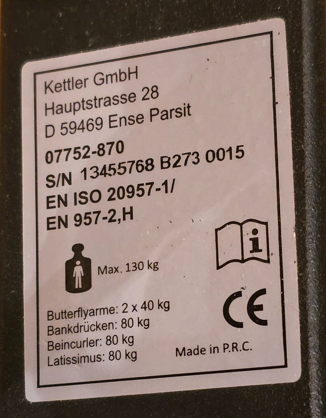 Kettler Hometrainer: Fitnessgerät – Usato da Gansingen venduto da MUK08 5