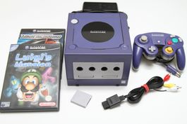 Nintendo Gamecube mit Spielen (französisch)